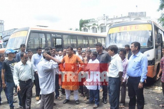 â€˜TRTC bus service to be restarted, Town bus service soonâ€™ : Transport Minister orders all buses to be brought back inside TRTC Complex in next 4-days